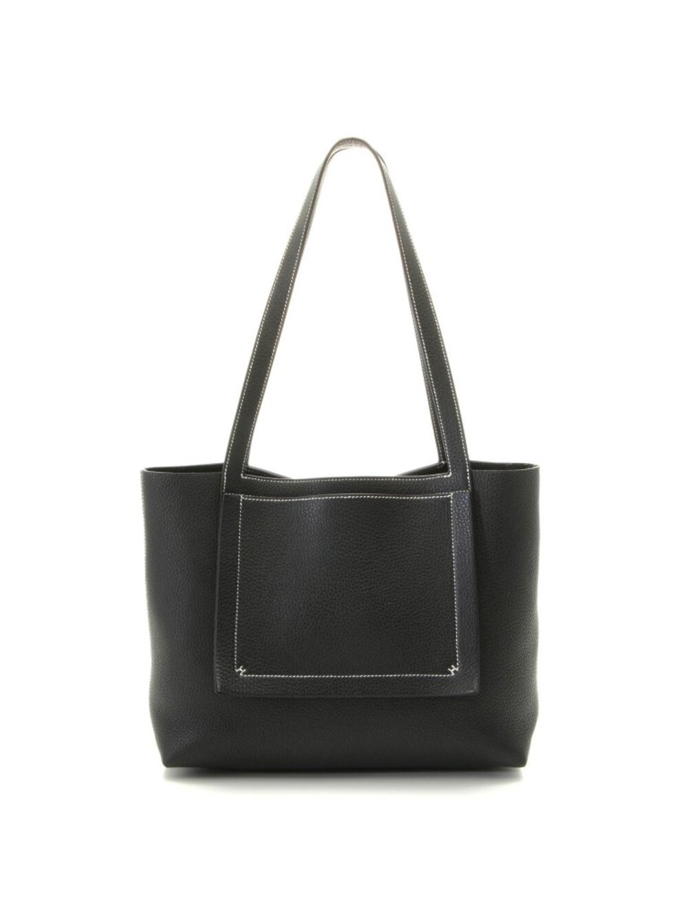 Hermes Cabas Sellier 31 Bag Taurillon Clemence Black